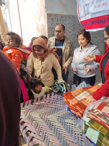 Blankets Distribution